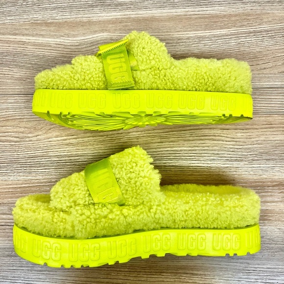 Ugg Fluffita in Key Lime Size 8 Women’s - Picture 3 of 10